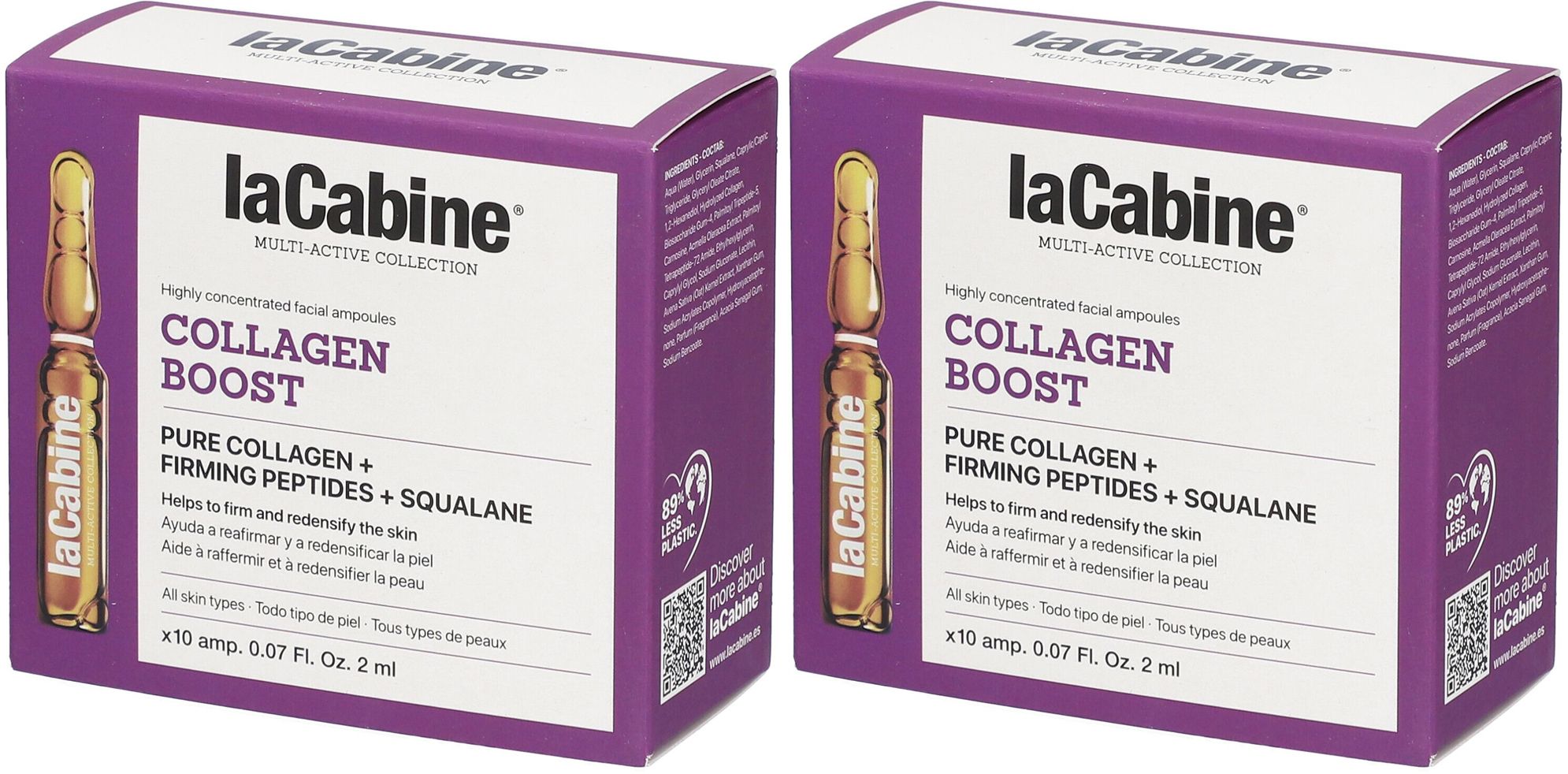 La Cabine Collagen Boost Ampoules - Anti-âge et rajeunissement 2x10x2 ml Ampoule(S)