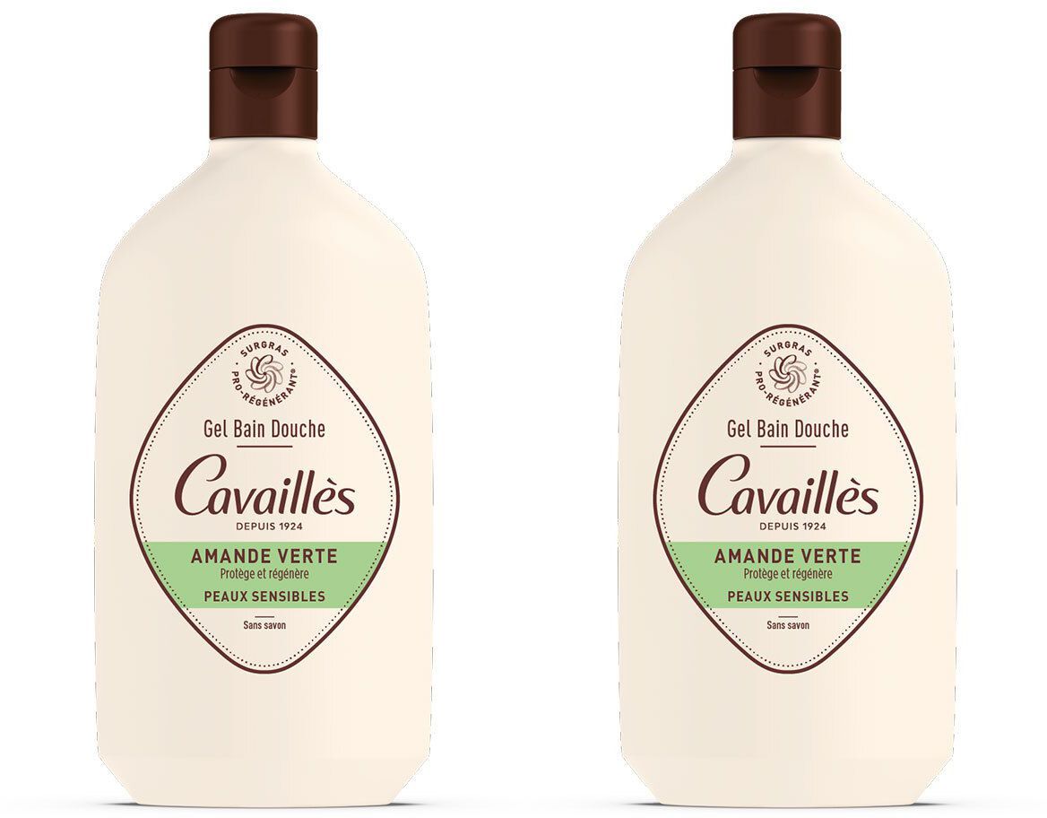 Rogé Cavaillès Gel Bain Douche Amande Verte 2x400 ml