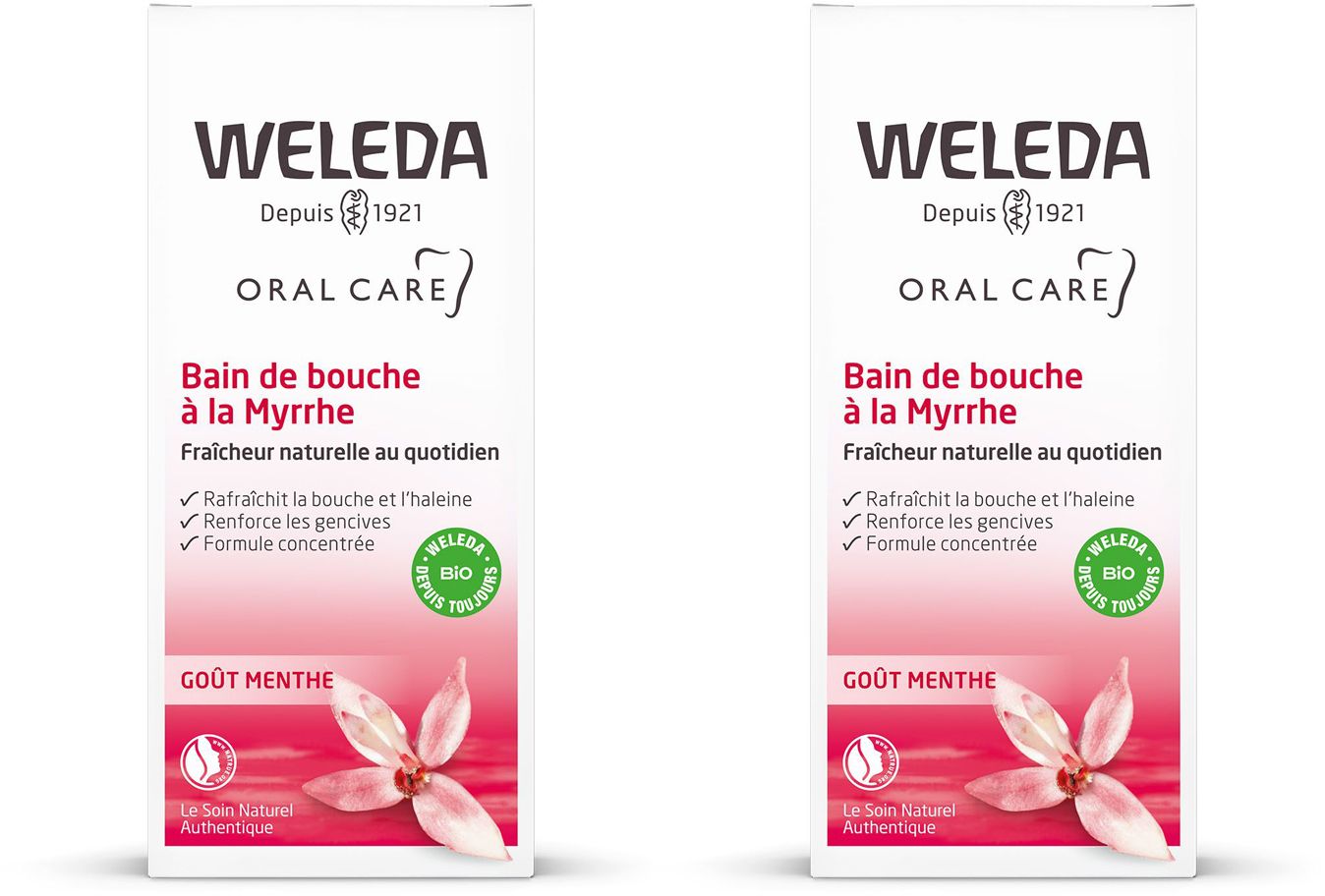 Weleda Bain de Bouche à la Myrrhe 2x50 ml Bain De Bouche