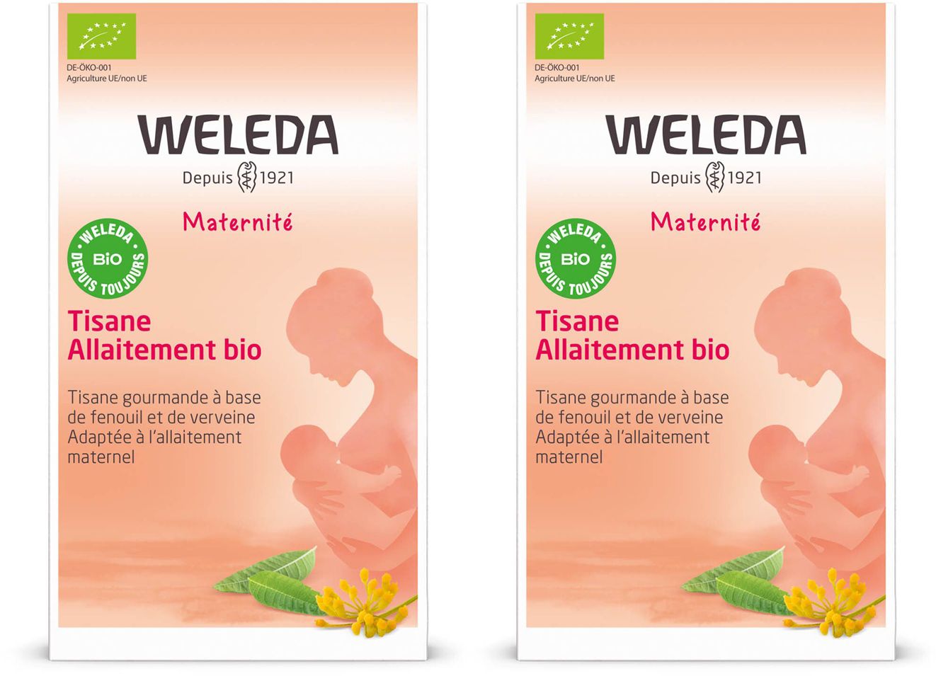 WELEDA Tisane Allaitement Bio 2x20x2 g