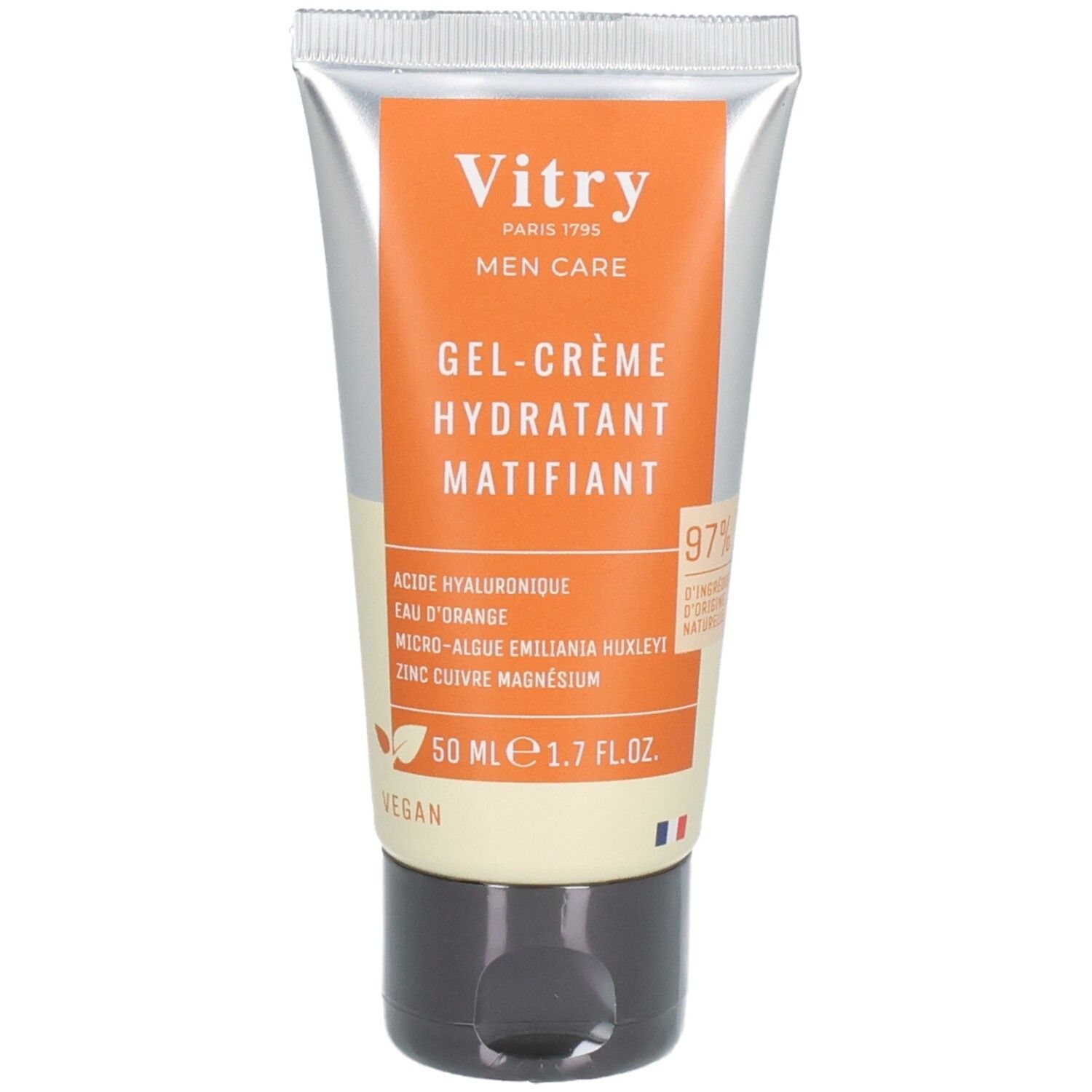Vitry Gel Crème Hydratant Matifiant Homme Gel(S) 50 ml