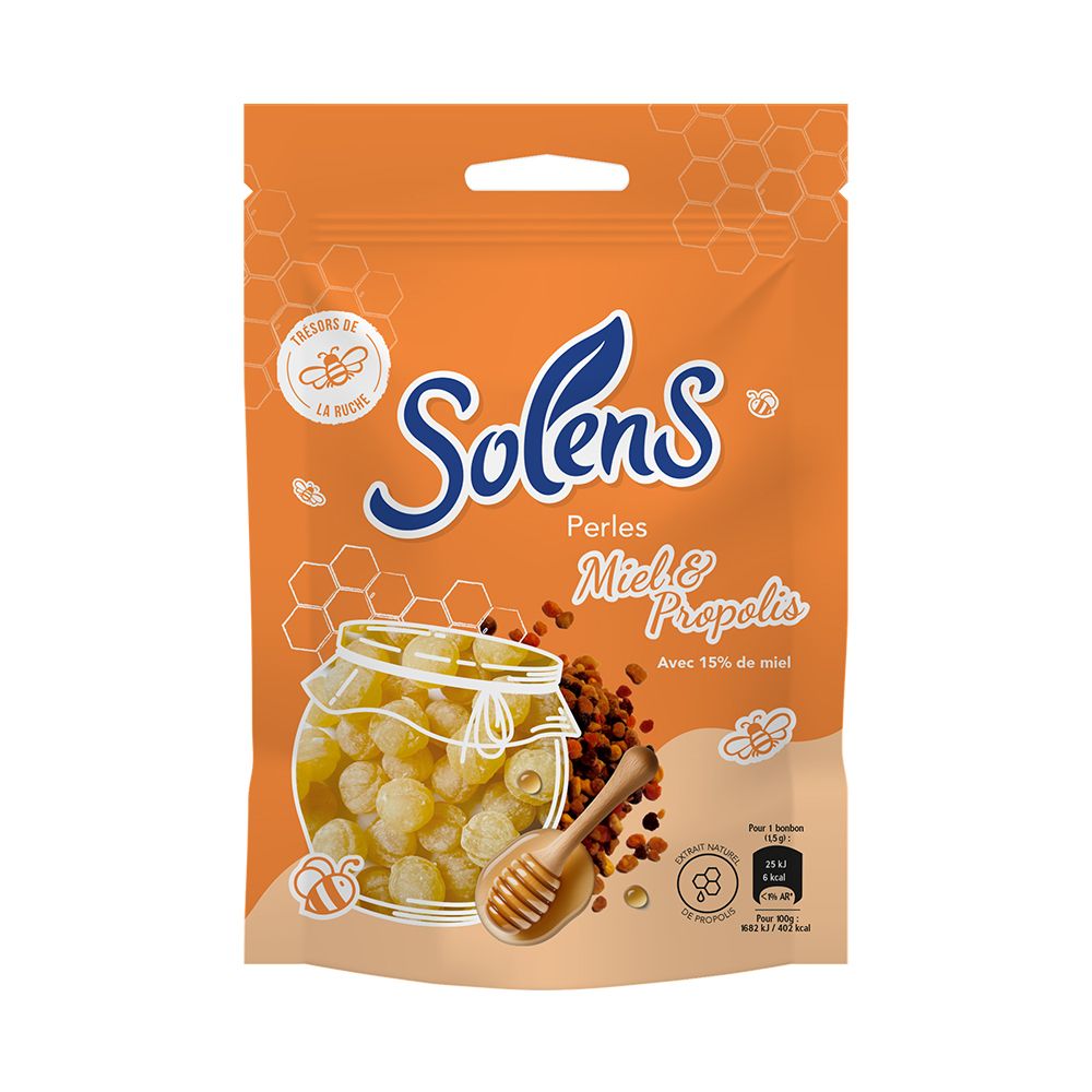 SOLENS Perles Miel & Propolis 100 g Bonbon(S)
