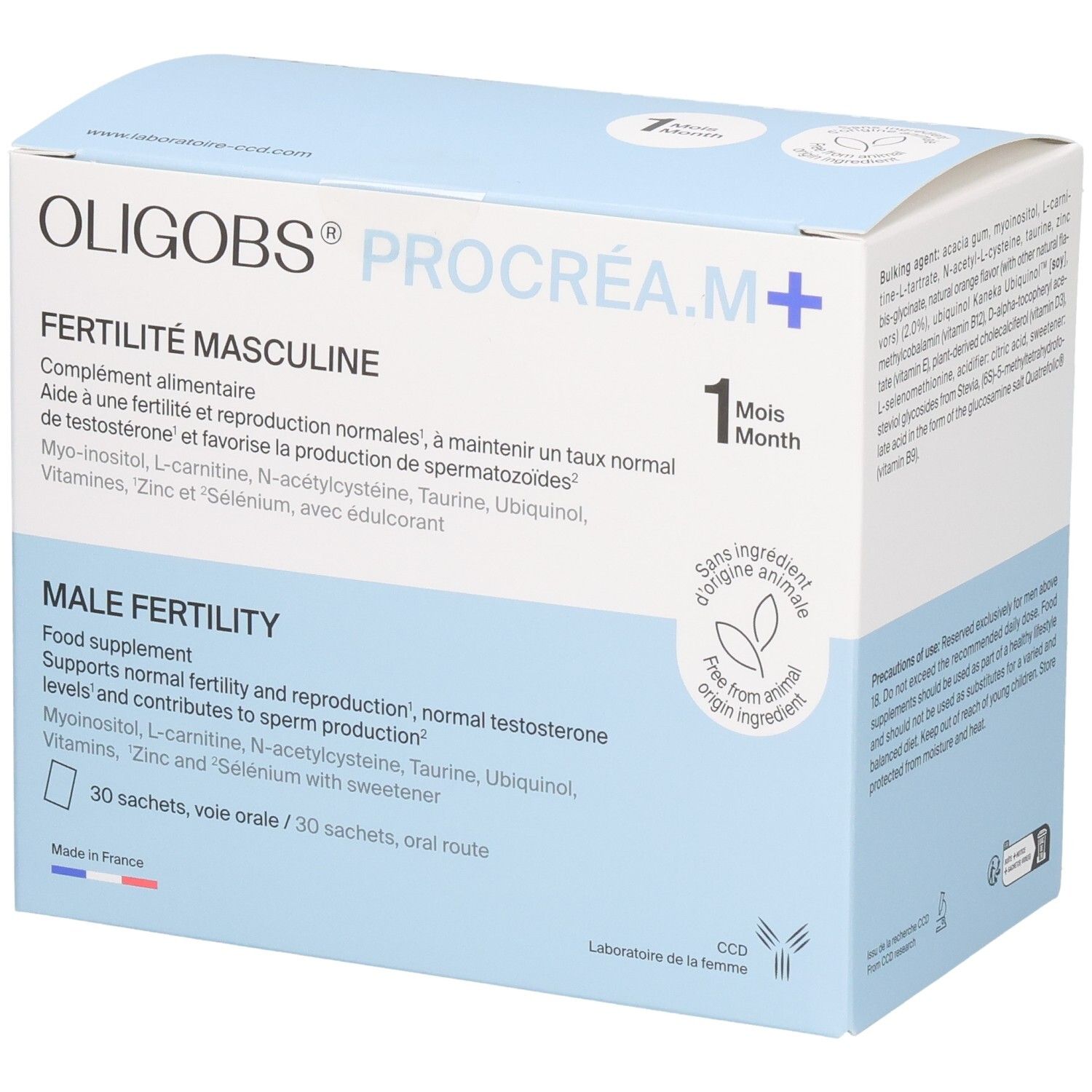 Ccd Oligobs® Procréa.m+ Poudre Pour La Préparation D'une Solution 1 Pc(S)