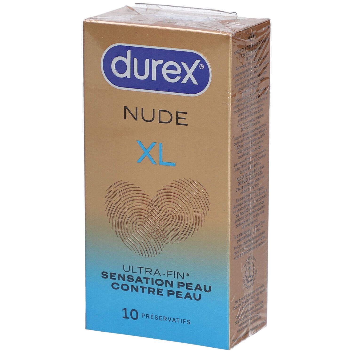 Durex Nude Xl Ultra Fin 10 Préservatifs - Image 3