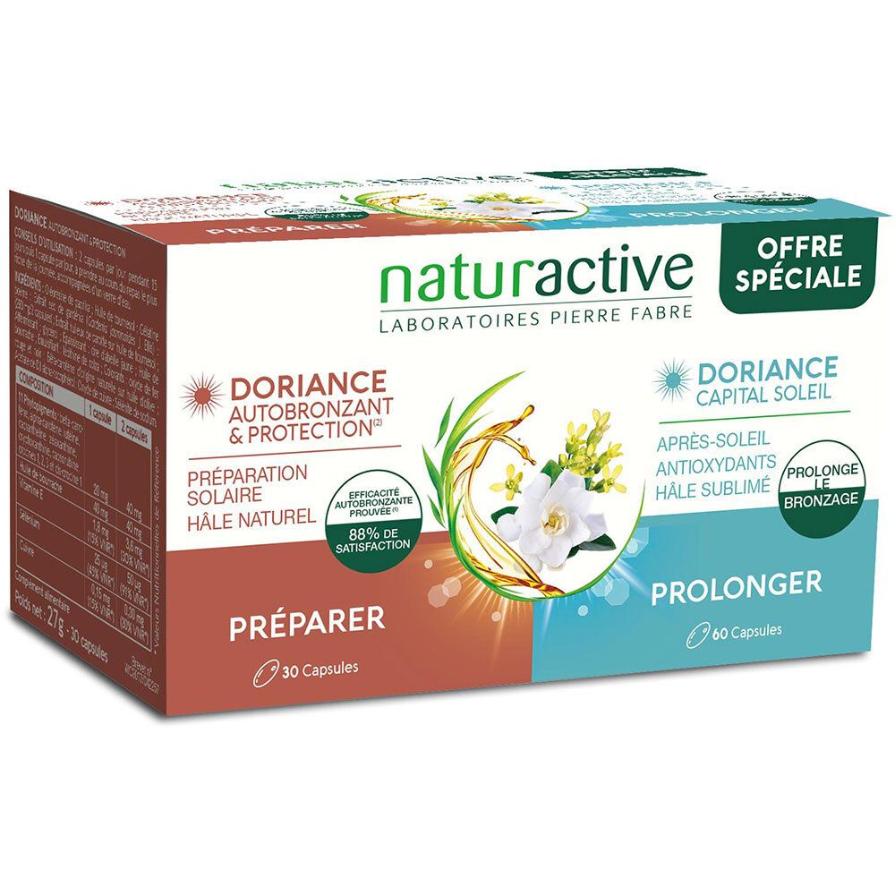 Doriance Solaire Autobronzant + Capital Soleil 90 pc(s) Capsule(S)