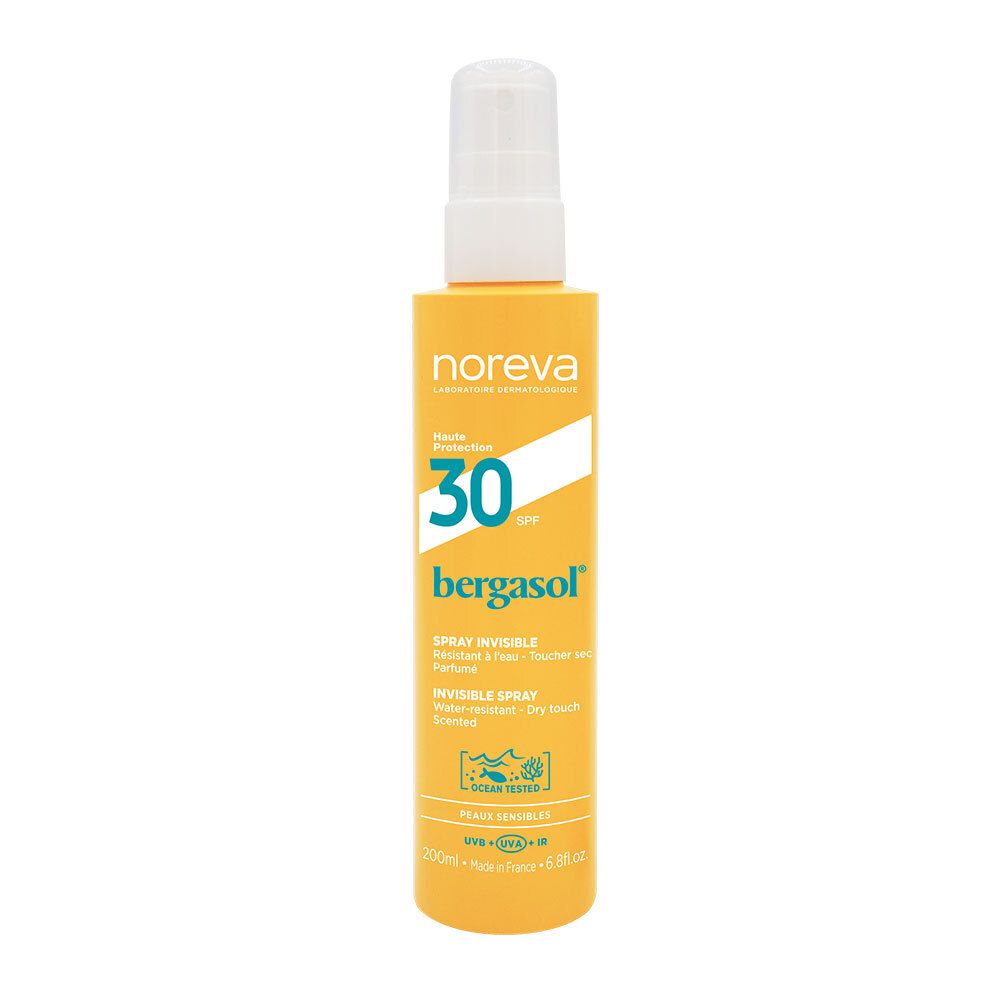 Noreva Bergasol Spray Invisible Spf30 Crème Protection Solaire 200 Ml Nourrisson