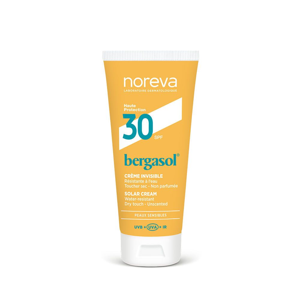 NOREVA Bergasol Crème Fini Invisible SPF30+ 50 ml 50 ml Crème Protection Solaire
