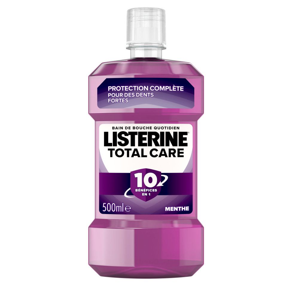 Listerine Total Care – Bain De Bouche Antibactérien Fluide 500 Ml - Image 1