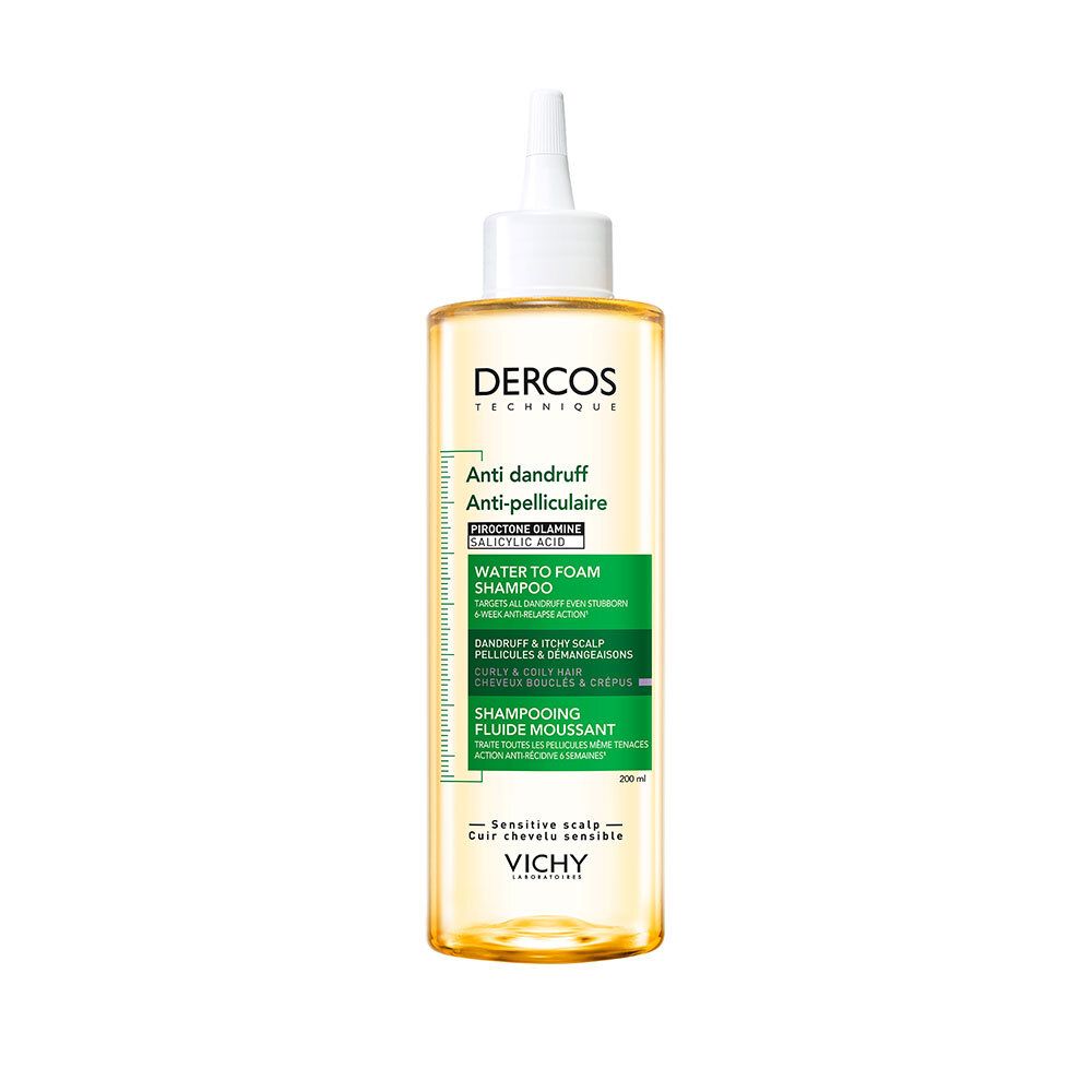 Vichy Dercos Anti-pelliculaire Shampooing Fluide Moussant 200 ml