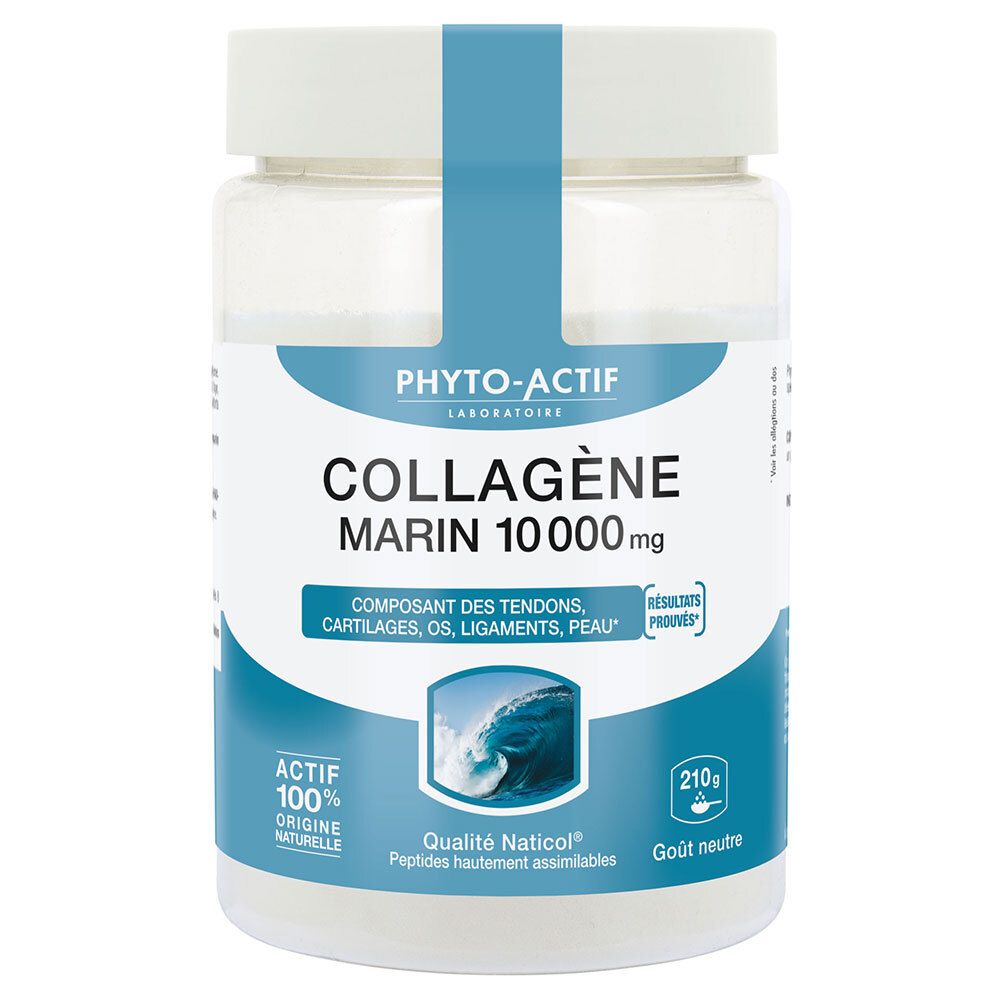 PHYTO-ACTIF Collagène Marin 10 000 mg 210 g Poudre Pour La Préparation D'Une Solution
