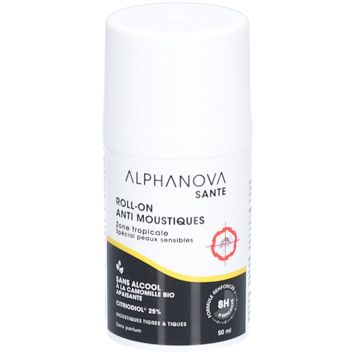 ALPHANOVA Santé Roll-On Anti-Moustiques 50 ml Rouleau