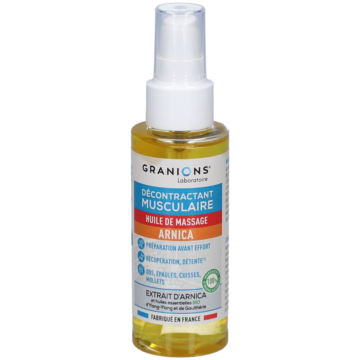 Granions Décontractant Musculaire Huile De Massage 100 Ml