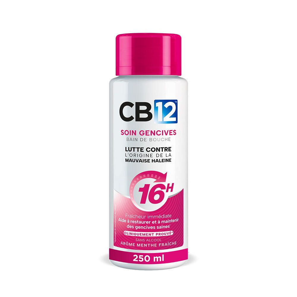 Cb12 Soin Gencives Bain Bouche Menthe Fraîche 250 Ml Taille 12 - Image 4