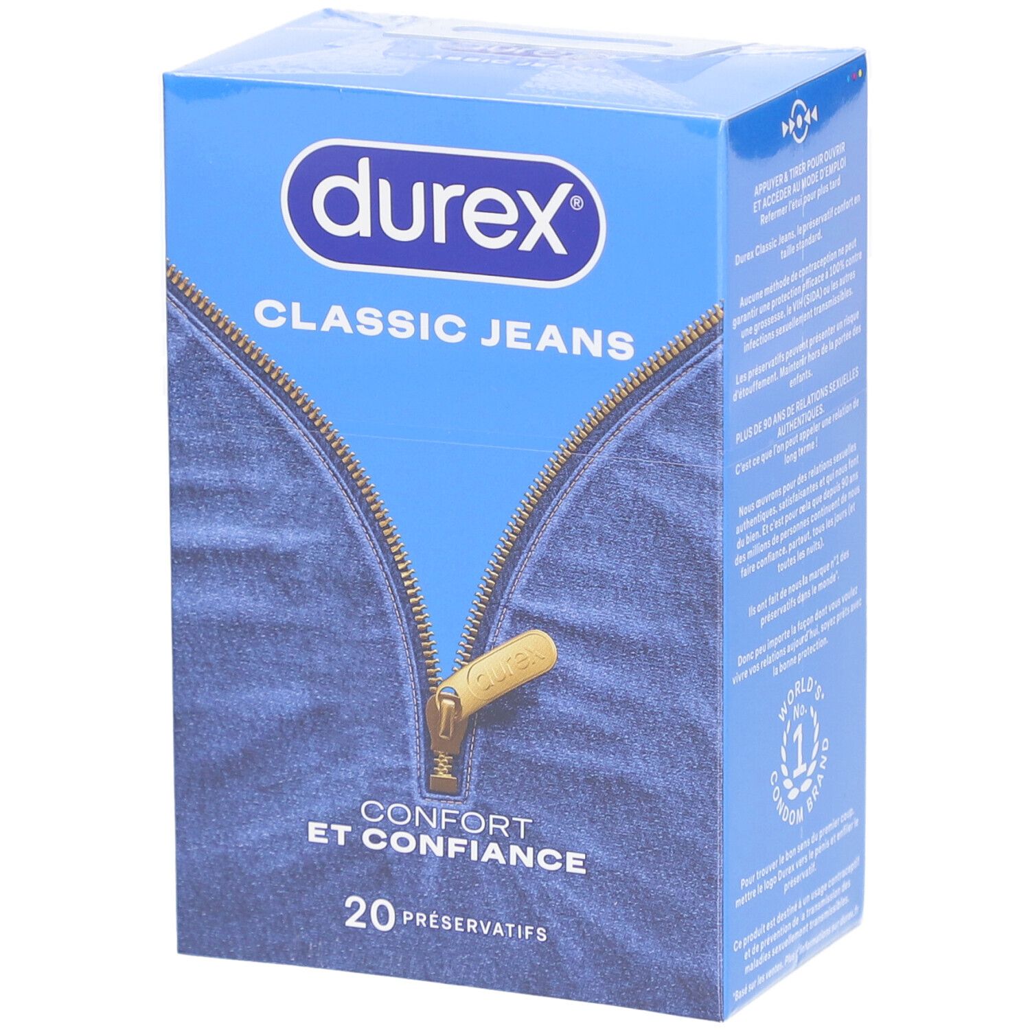 Durex Classic Jeans 20 Préservatif(S) 1 Pc(S) - Image 1