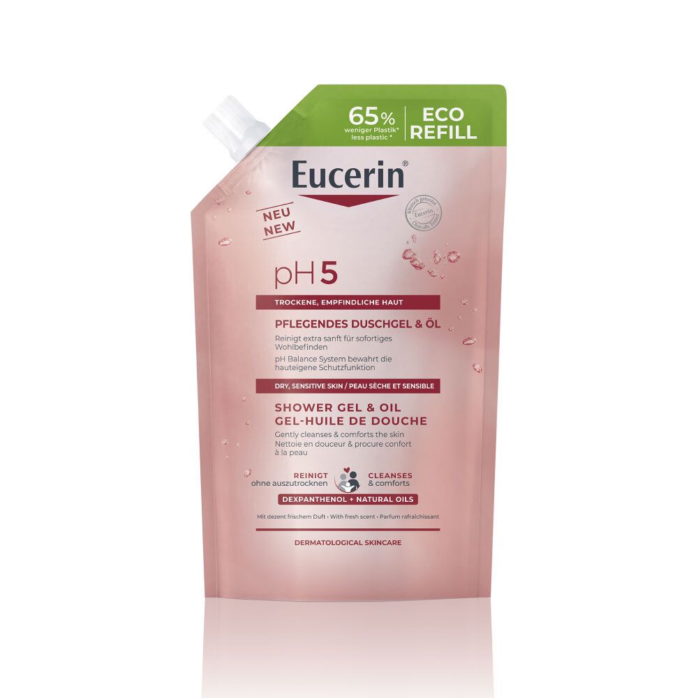 Eucerin Ph5 Gel-Huile De Douche Recharge 400Ml Huile De Bain 400 Ml Nourrisson