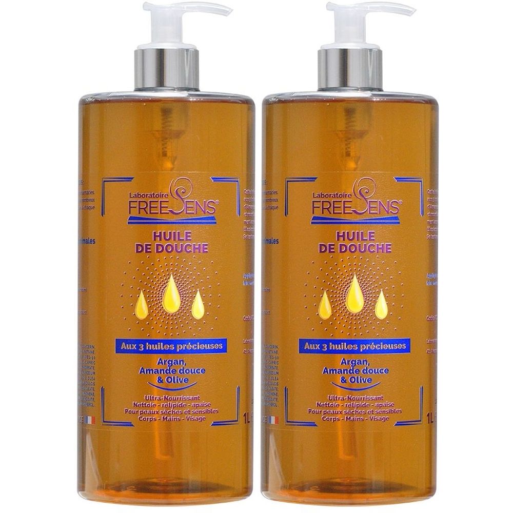 Freesens Huile de Douche aux 3 Huiles Précieuses 2x1 l not relevant