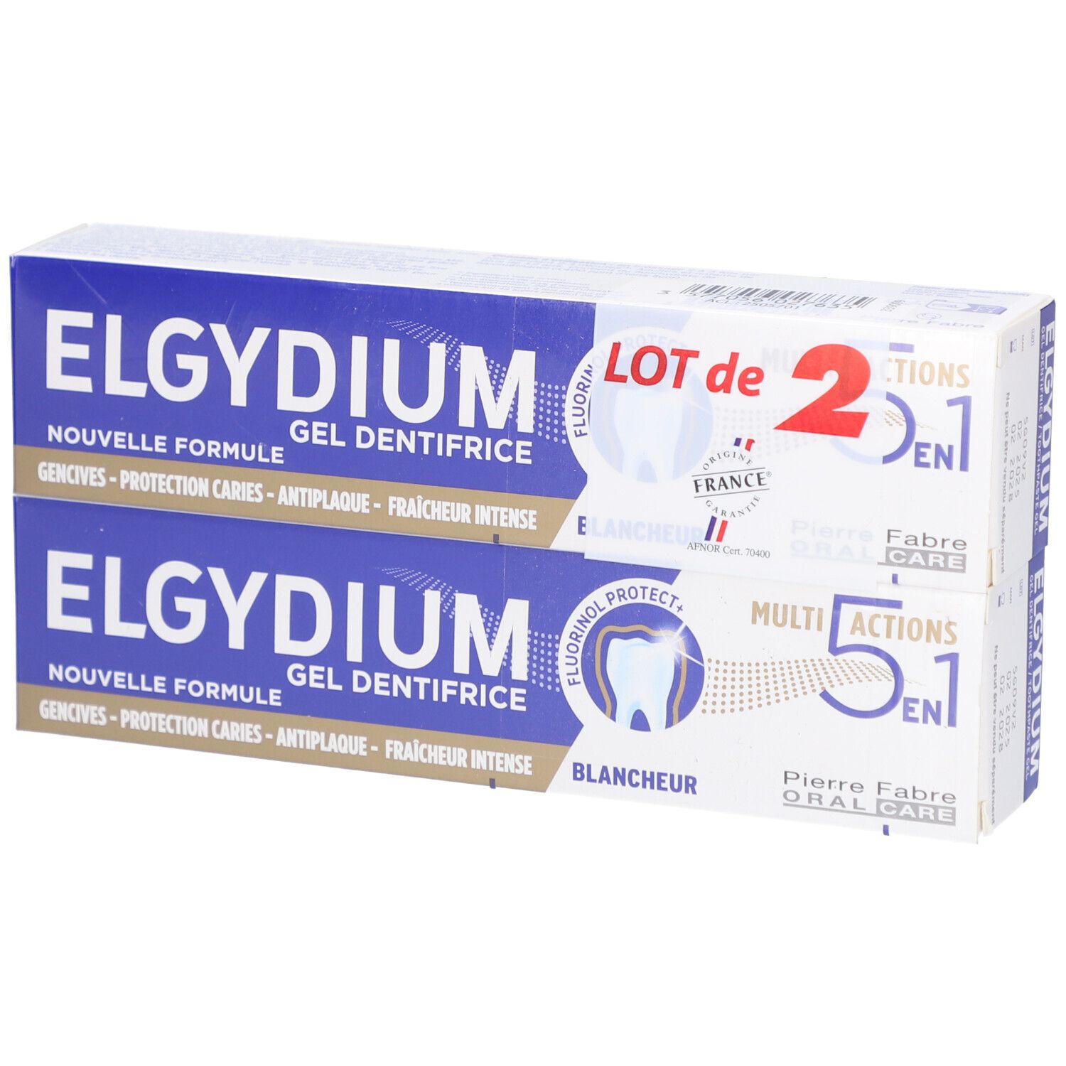 ELGYDIUM Multi-Actions x2 Dentifrice(S) 2x75 ml