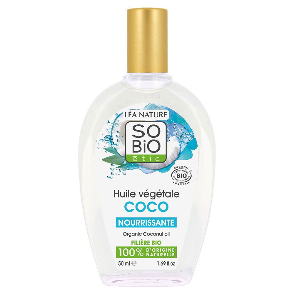 SO BIO ETIC Huile végérale de Coco 50 ml Huile