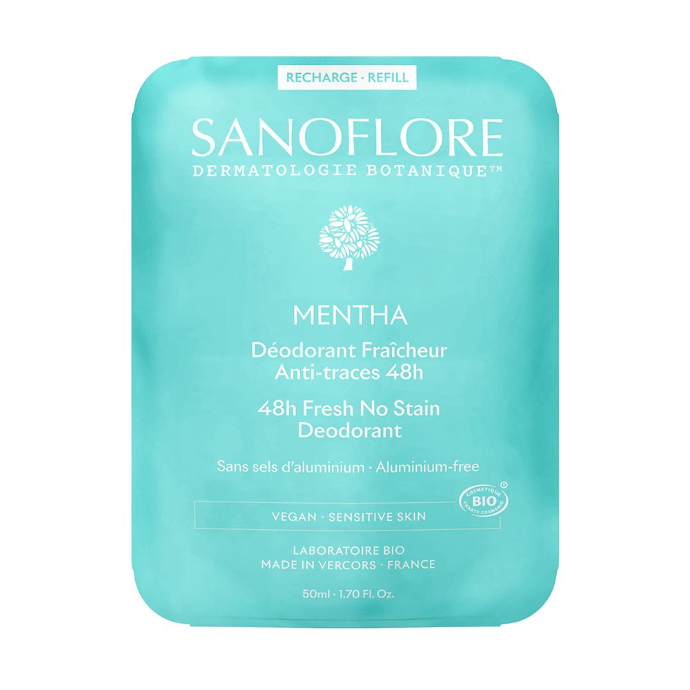 Sanoflore Déodoral Roll-On 48H Mentha Recharge Solution(S) 50 Ml