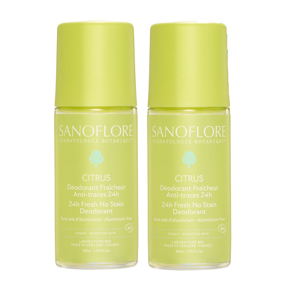 Sanoflore Bio Déodorant Fraicheur Citrus Lot De 2X50ml - Image 3