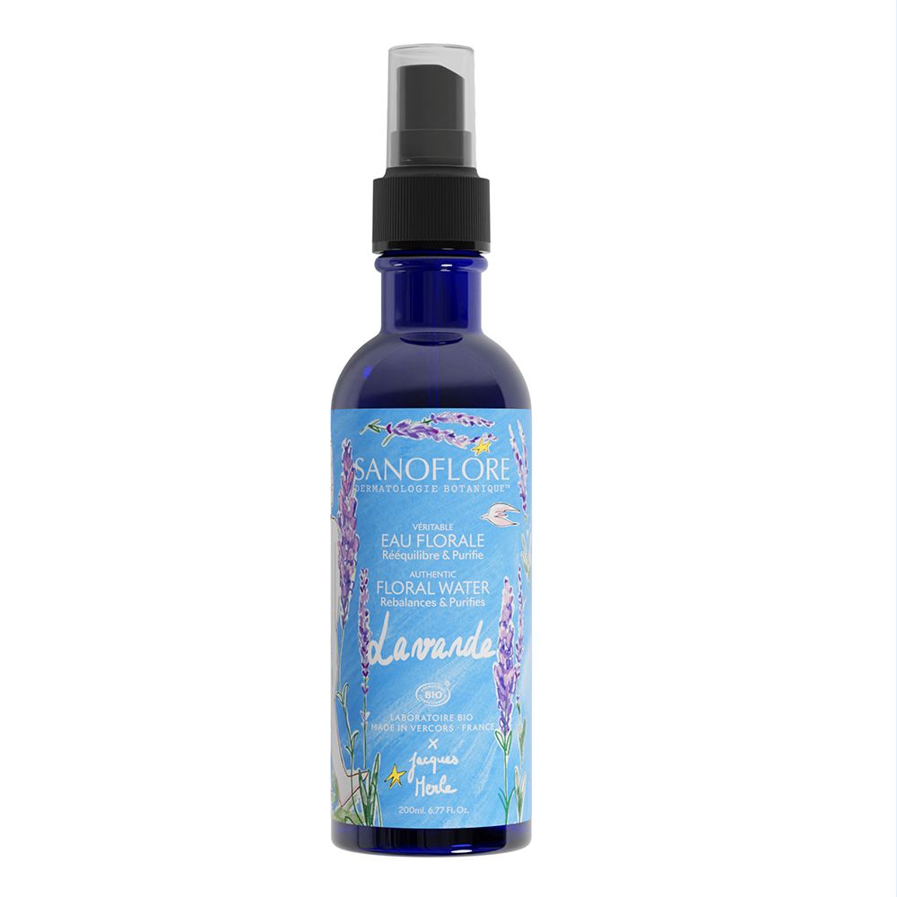SANOFLORE Véritable Eau Florale de Lavande 200 ml Eau Pour Le Visage