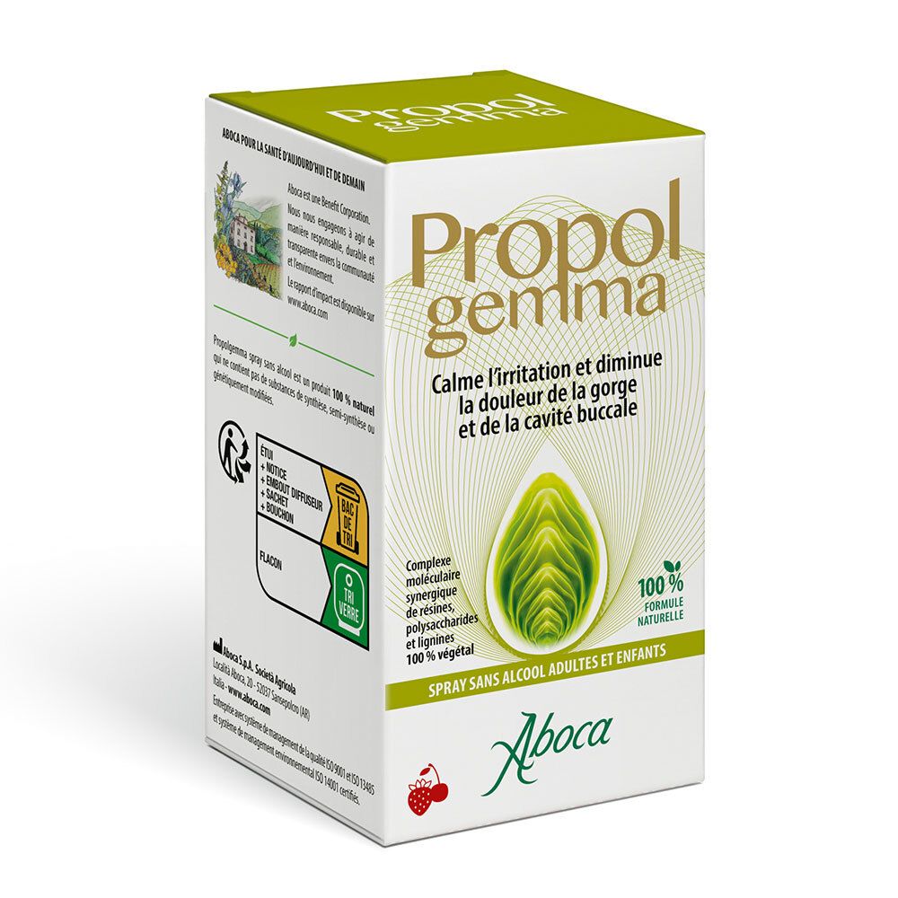 Noir Aboca Propolgemma Spray Sans Alcool Pour Enfants 30Ml - Image 2