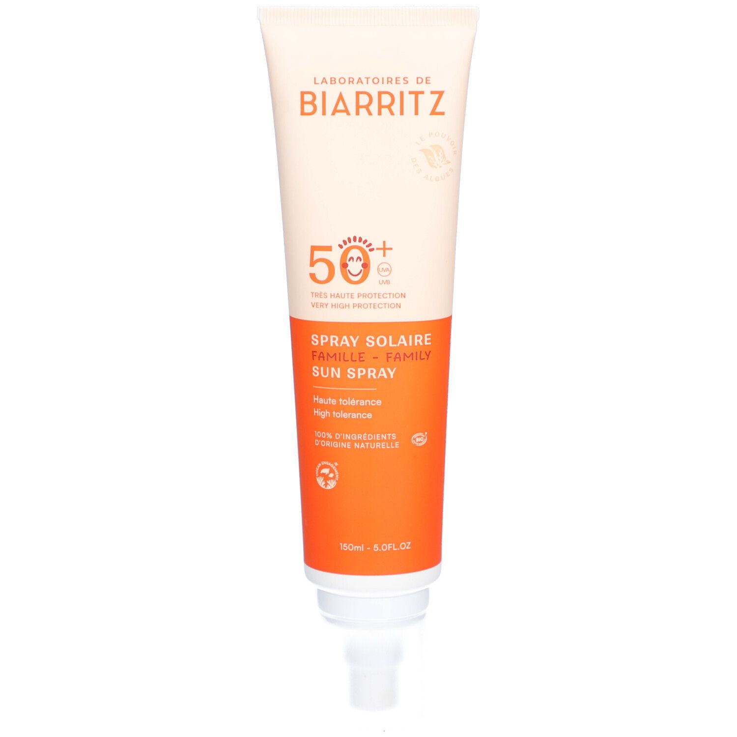 LABORATOIRES DE BIARRITZ Spray Solaire Famille SPF50+ 150 ml