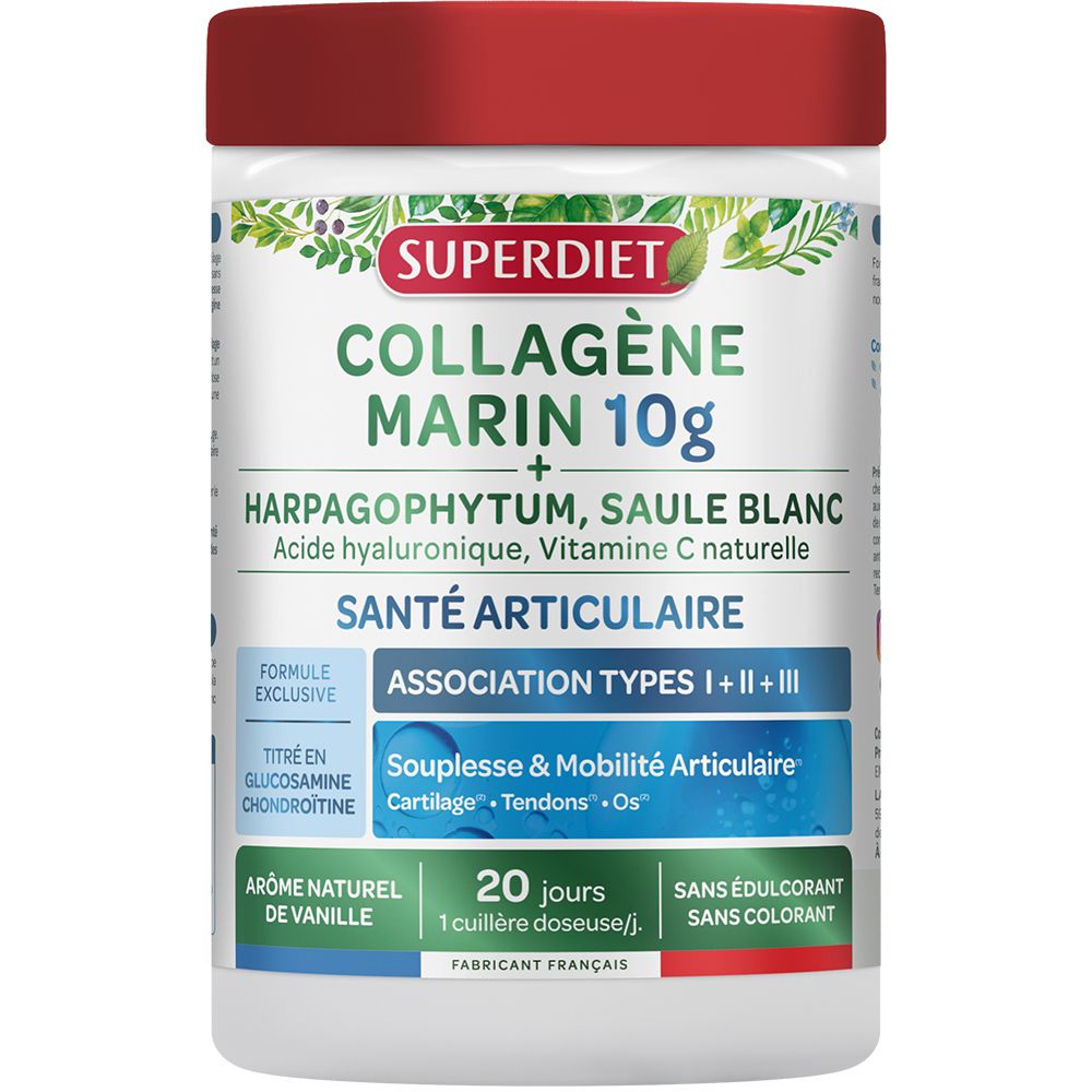 Superdiet Blanc Collagène Marin Confort Articulaire 220G - Image 3