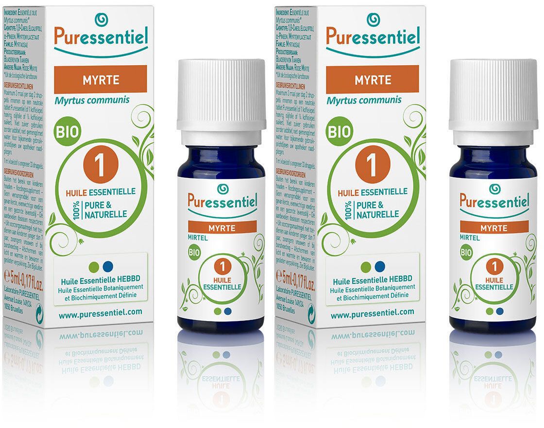 Puressentiel Huile Essentielle Myrte BIO 2x5 ml