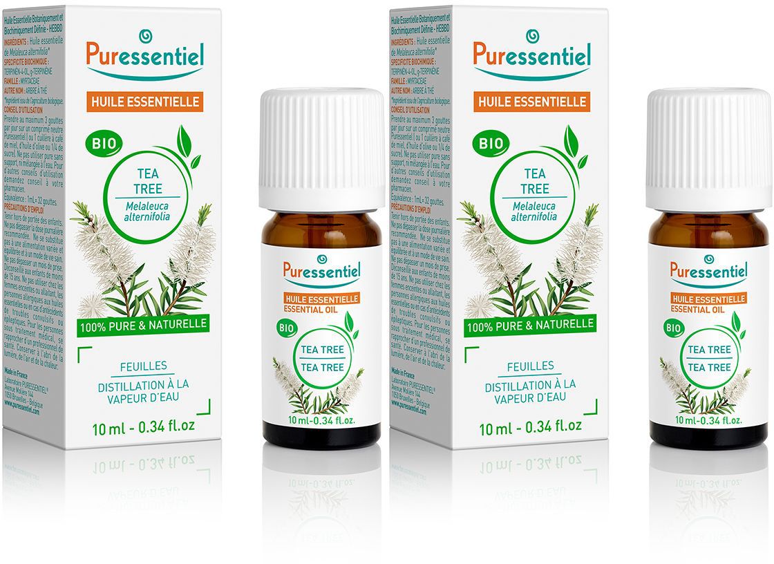 Puressentiel huile essentielle bio arbre thé 2x10 ml Huile