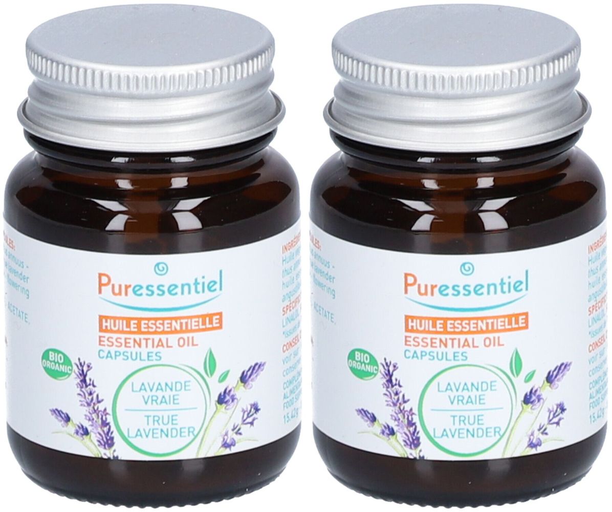 PURESSENTIEL Huile essentielle Lavande vraie Bio 2x60 pc(s) Capsule(S)