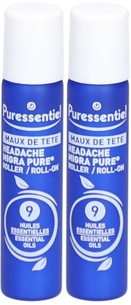 PURESSENTIEL Roller Maux de Tête 2x5ml Rouleau 2x5 ml