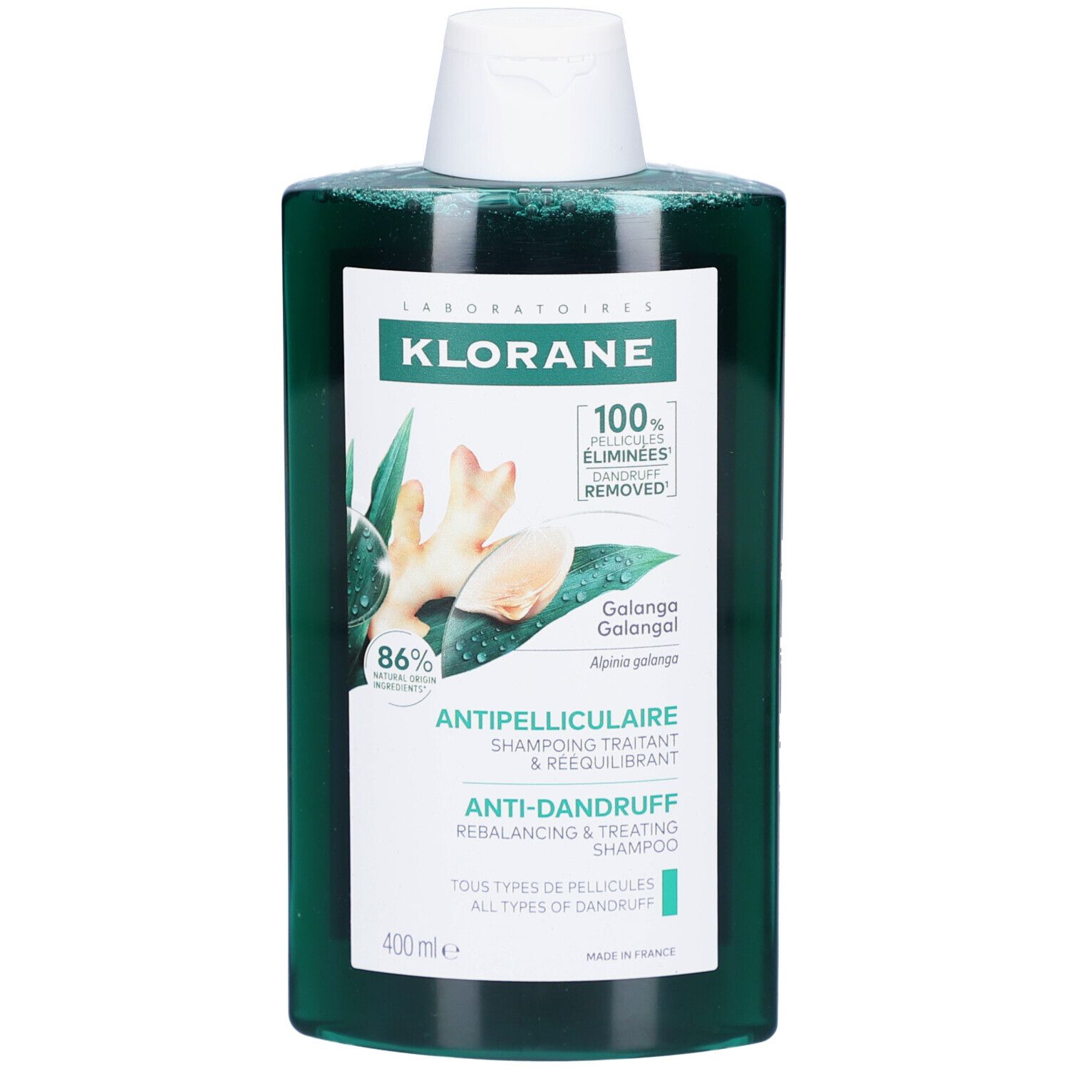 Klorane Anti-Pelliculaire Shampoing Traitant Et Rééquilibrant 400 Ml Shampooing
