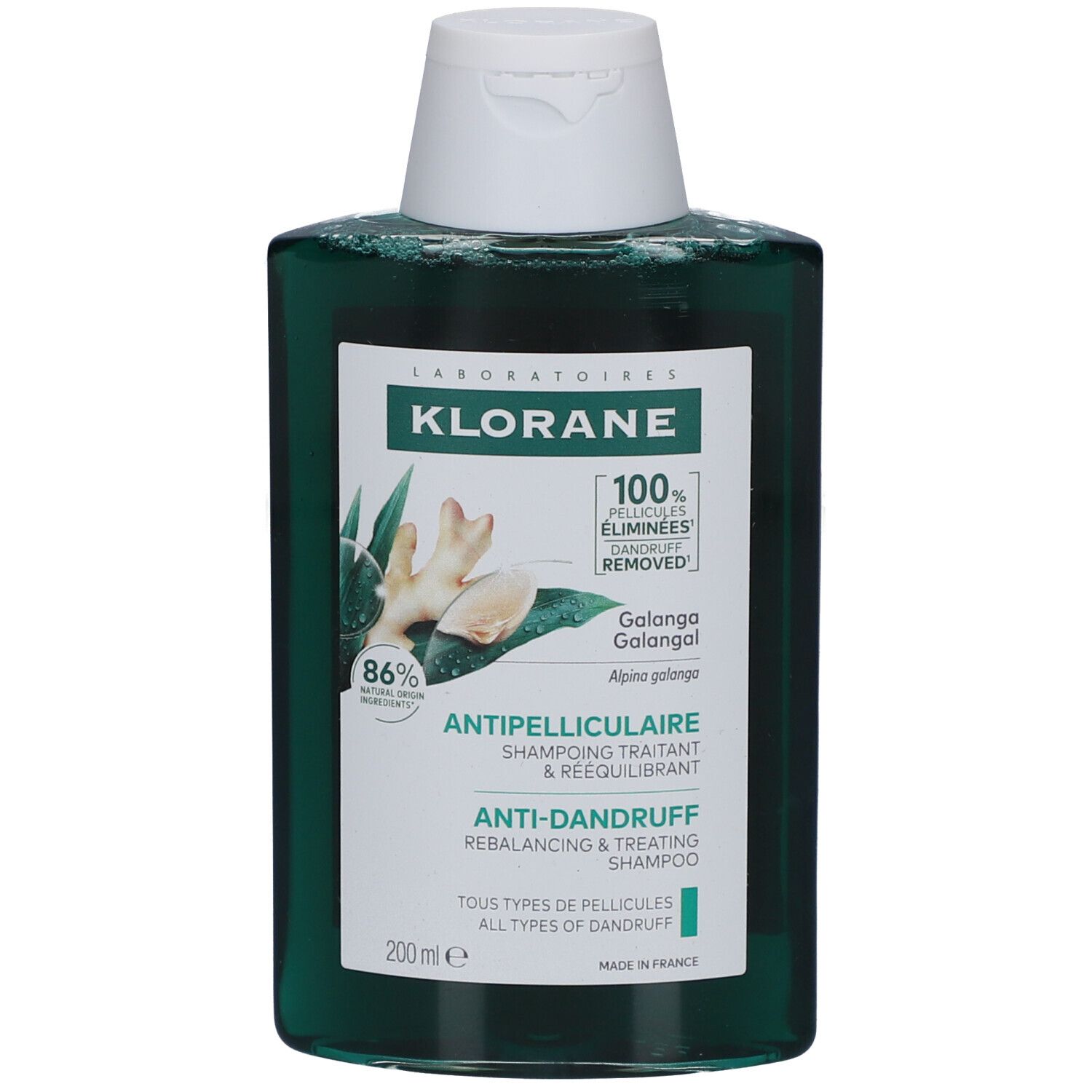 Klorane Anti-Pelliculaire Shampoing Traitant Et Rééquilibrant 200 Ml Shampooing
