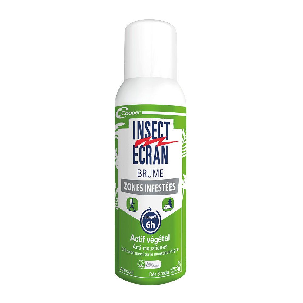 INSECT ECRAN Actif Végétal Brume Anti-Moustiques 100 ml Solution(S)