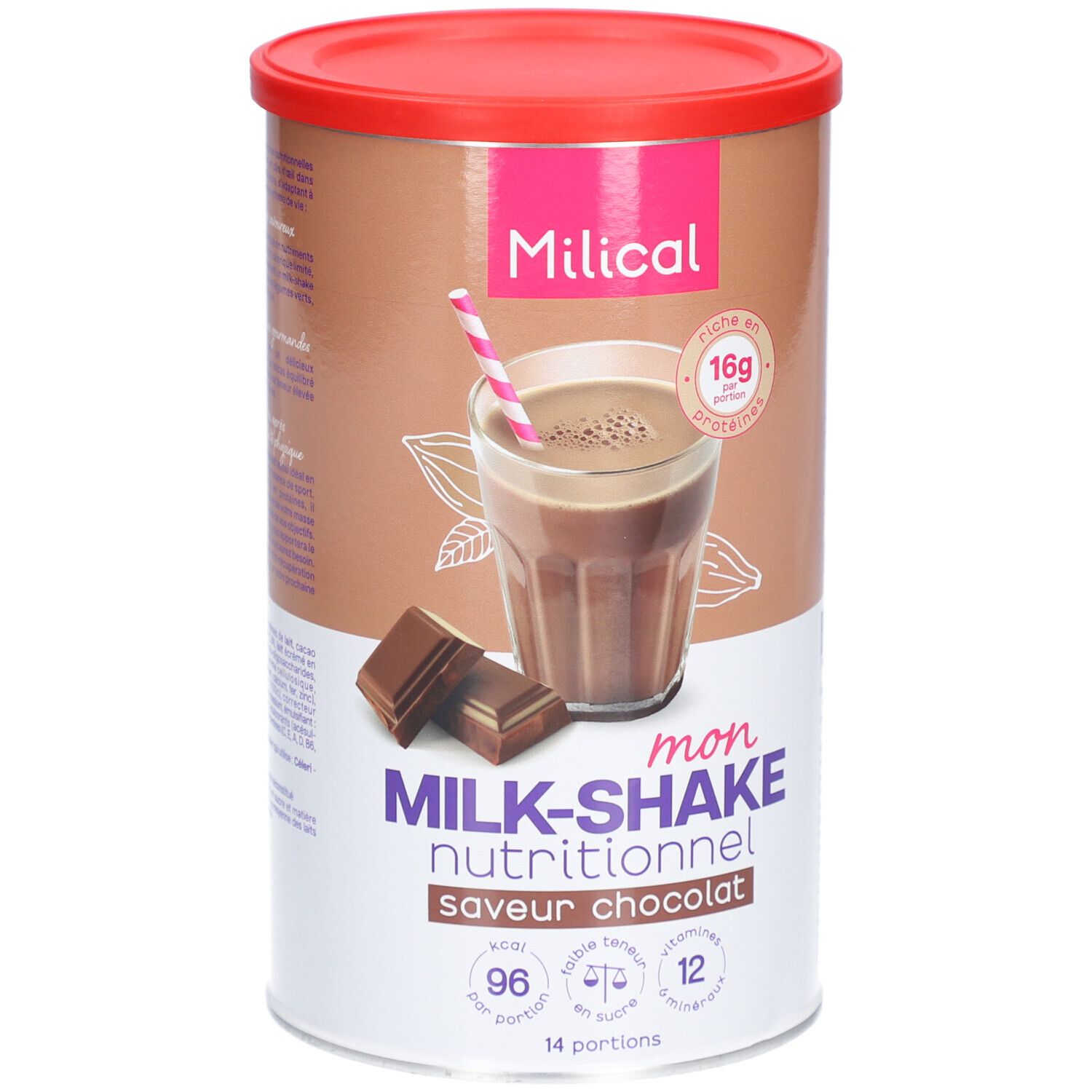 MILICAL Ma Boisson Nutritionnelle Saveur Chocolat 420 g Poudre