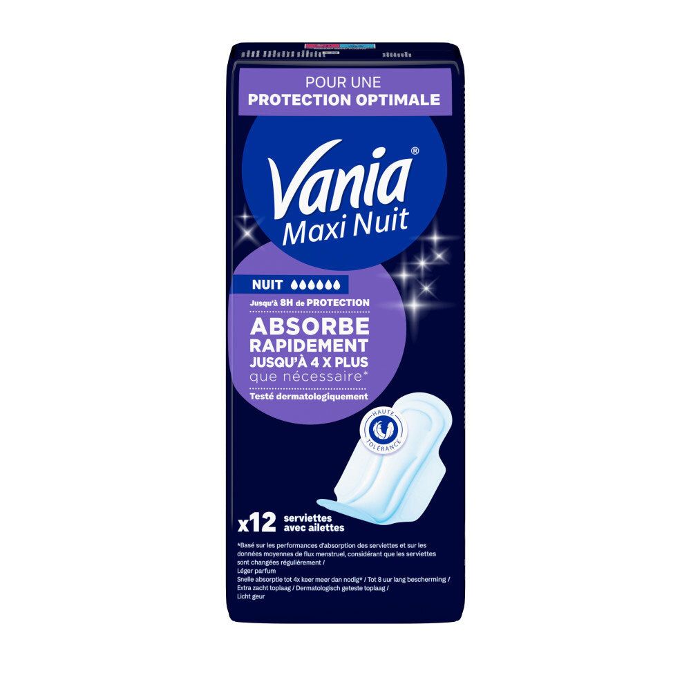 VANIA Maxi Nuit 12 pc(s) Serviette hygienique