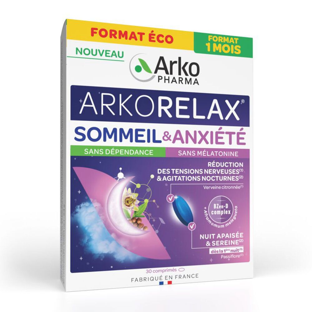 Arkopharma Arkorelax Sommeil & Anxiété Comprimé(S) 30 Pc(S) Enfants