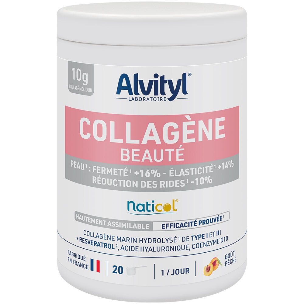 Alvityl Collagène Beauté Goût Pêche Poudre Pour La Préparation D'une Solution 210 G