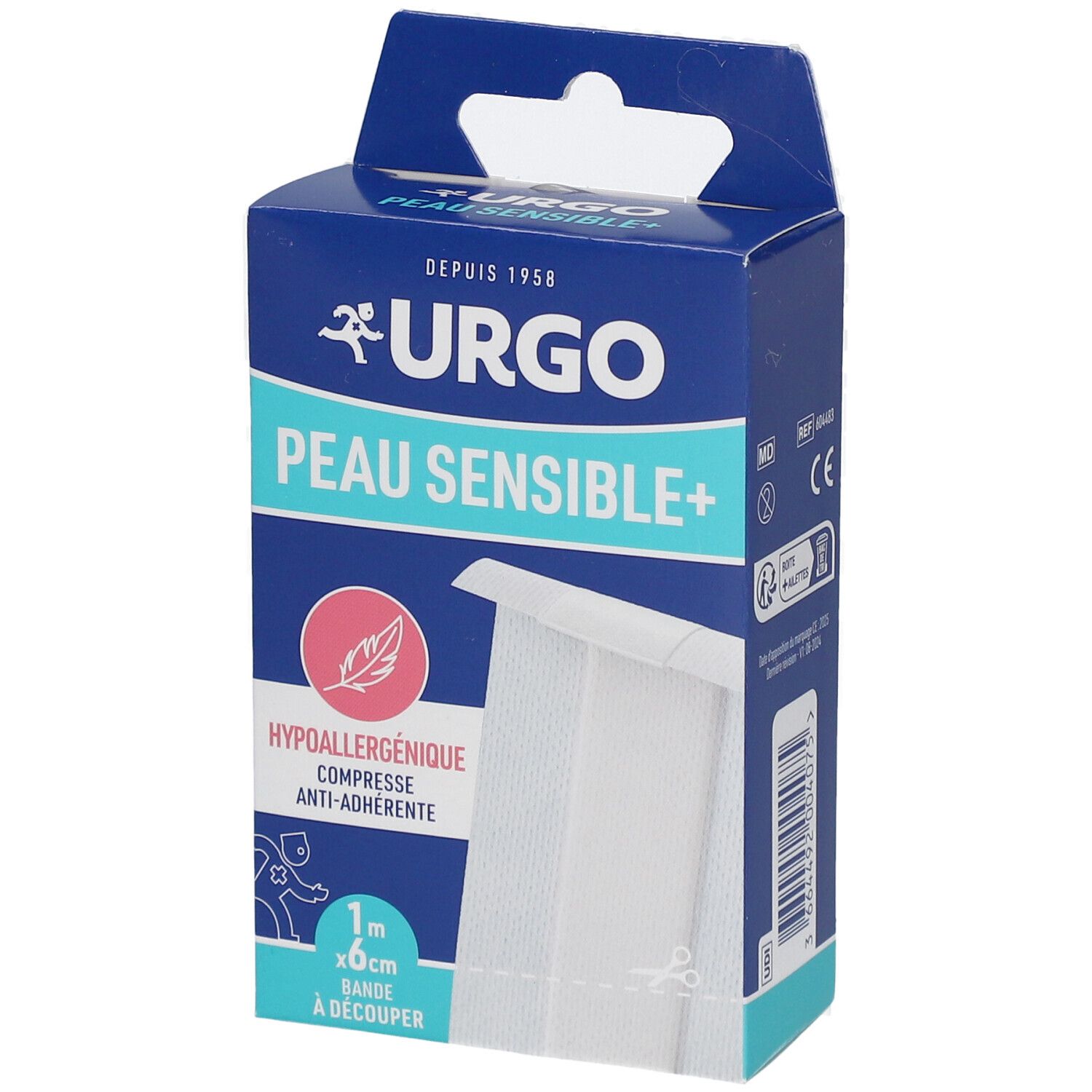 Urgo Peau Sensible+ Compresse Anti-Adhérente Pansement(S) 1 Pc(S)