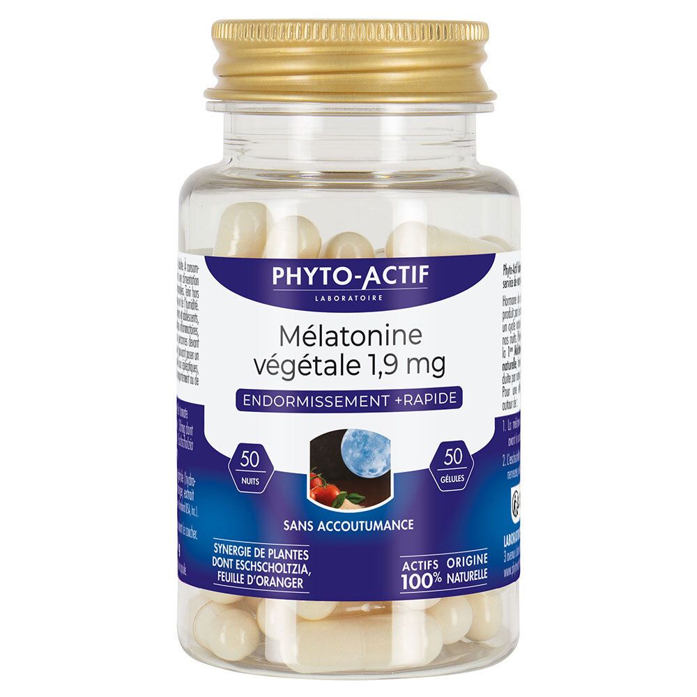 PHYTO-ACTIF Mélatonine végétale 50 pc(s) Capsule(S)