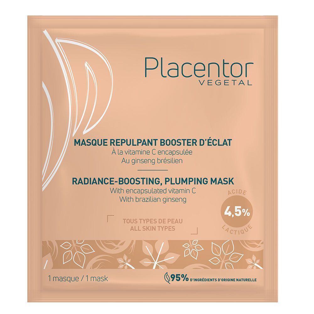 PLACENTOR Masque Repulpant Booster d'Eclat 1 pc(s) Masque(S) Pour Le Visage
