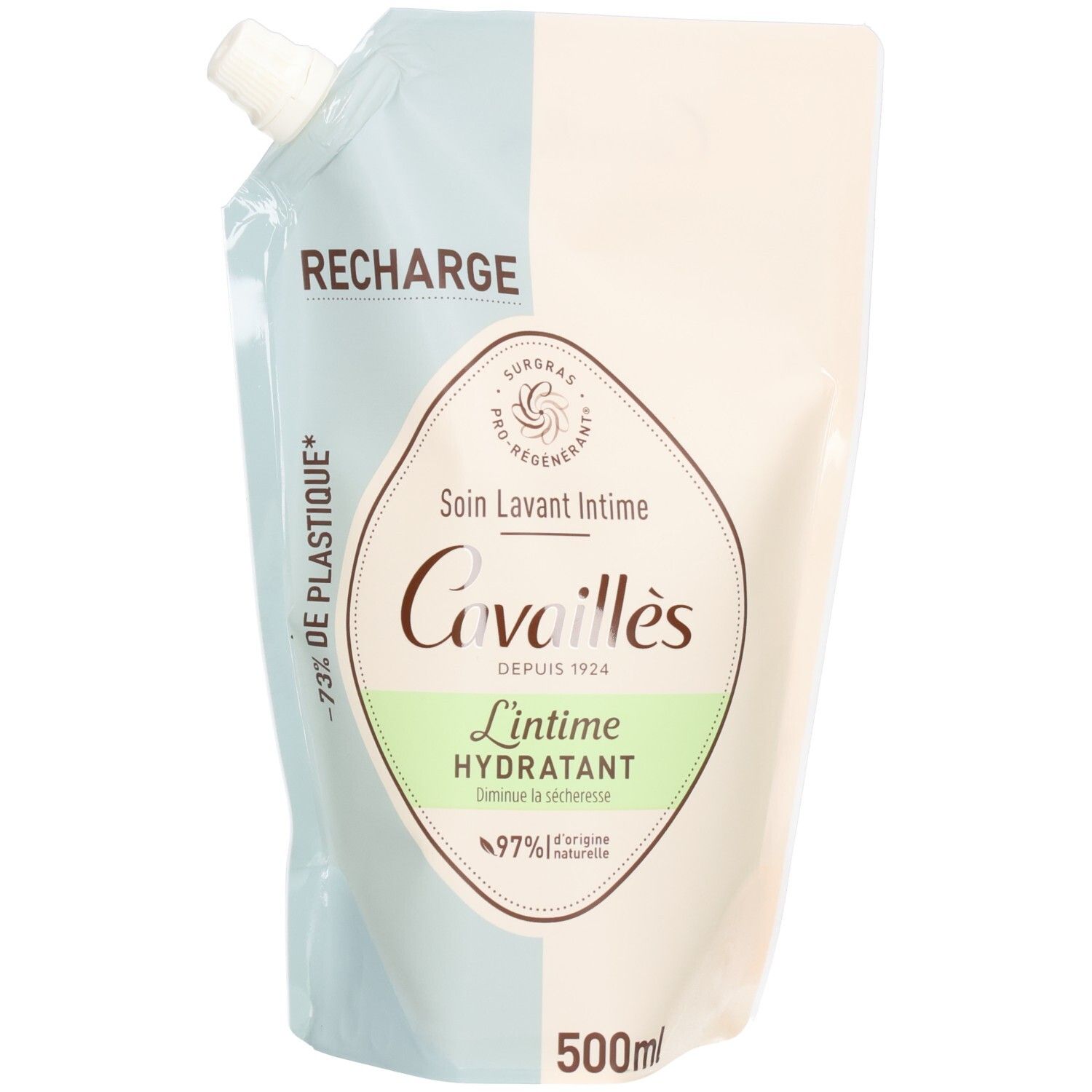 Cavaillès Recharge L'intime Hydratant Douche Intime 500 Ml