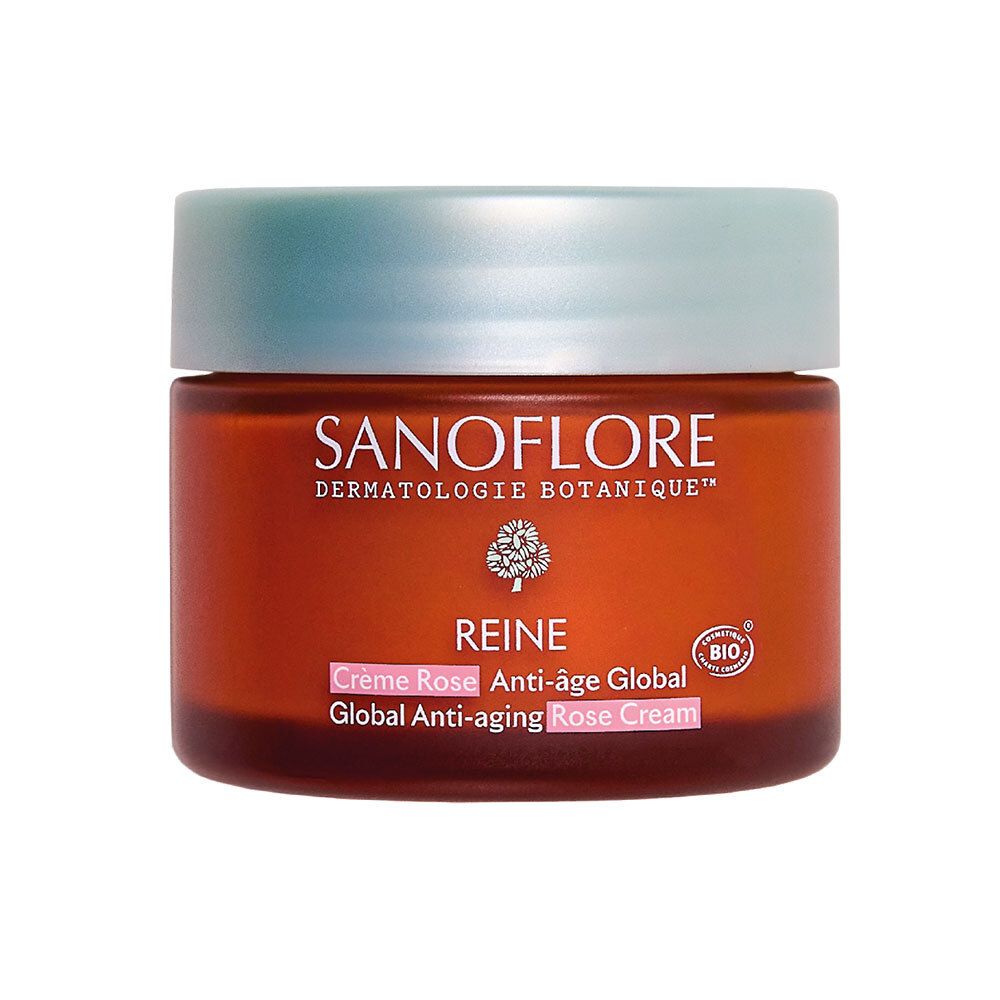 Sanoflore Crème Rose Anti-Âge Global Pour La Peau 50 Ml