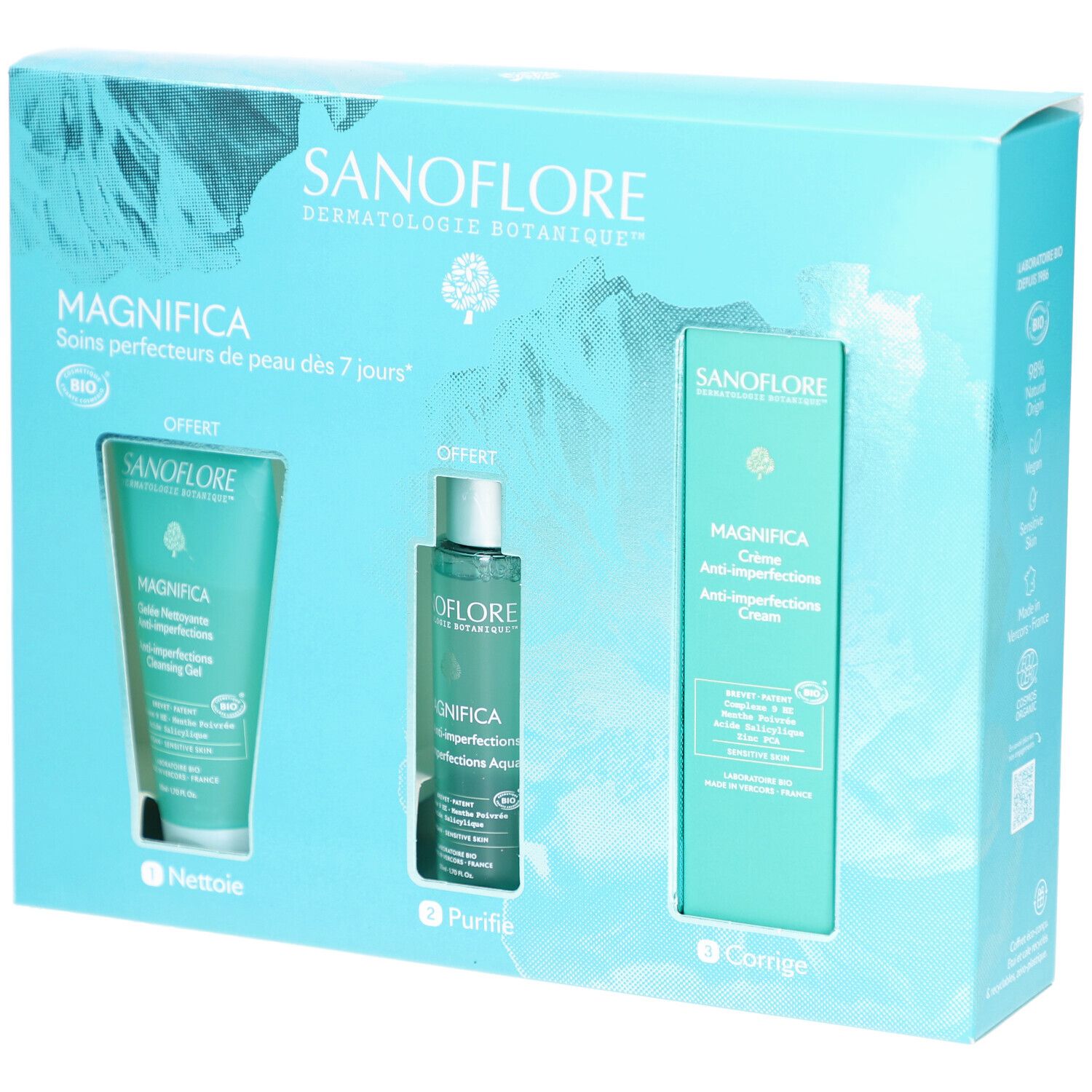 Sanoflore Magnifica Coffret Soin Purifiant Anti-Imperfections 40 ml Set(S)