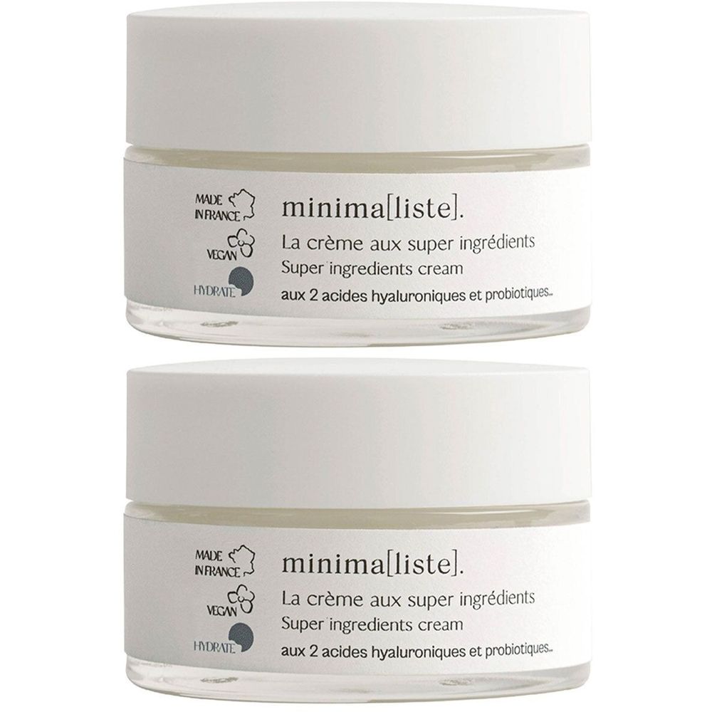 MINIMA[LISTE] LA CRÈME AUX SUPER INGRÉDIENTS 2x50 ml Crème Pour La Peau