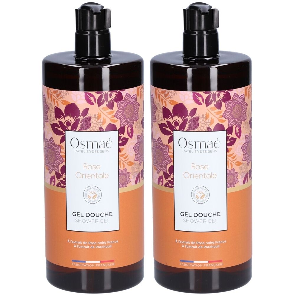 Osmaé Gel douche Rose Orientale 2x1000 ml