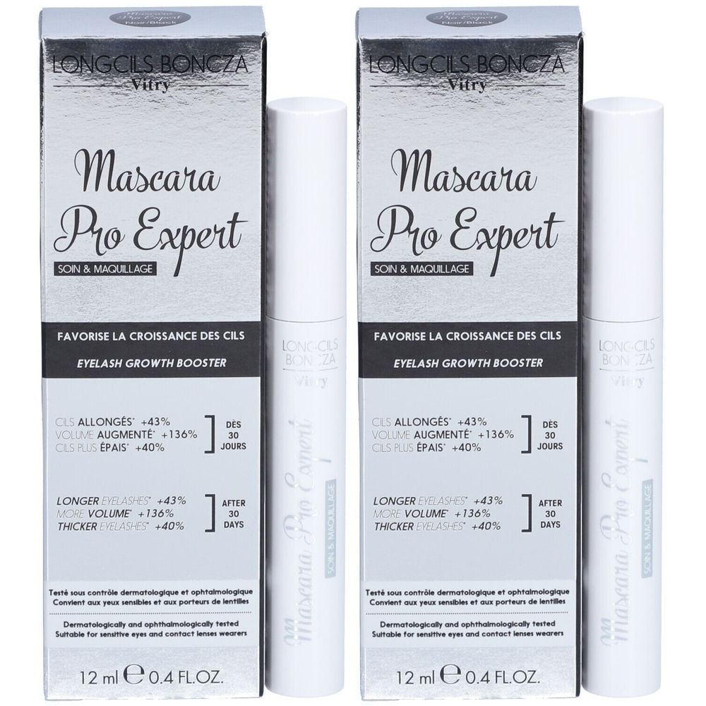 Vitry Longcils Mascara Pro Expert 2x12 ml Mascara
