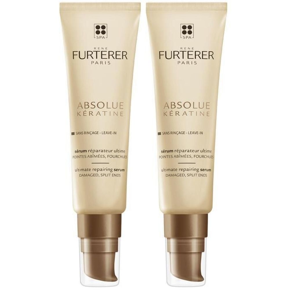 RENE FURTERER ABSOLUE KERATINE Sérum réparateur ultime - Soin pointes abimées 2x30 ml Brosse(S) À Dents