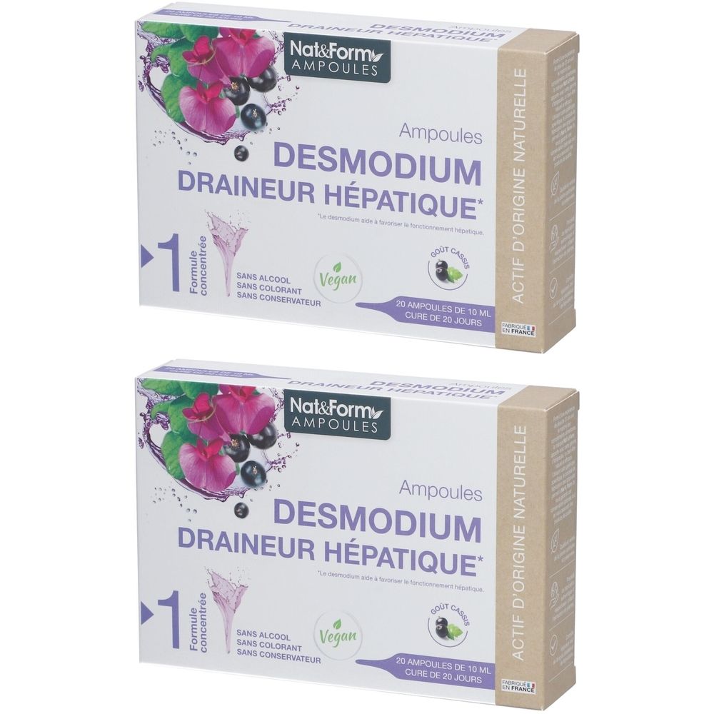 Nat&Form Ampoules Desmodium 2x20 pc(s) Ampoule(S)
